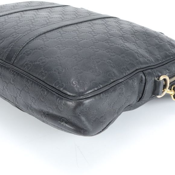 Gucci Guccissima Leather Business Bag Shoulder Document Bag Briefcase Crossbody - Picture 6 of 9